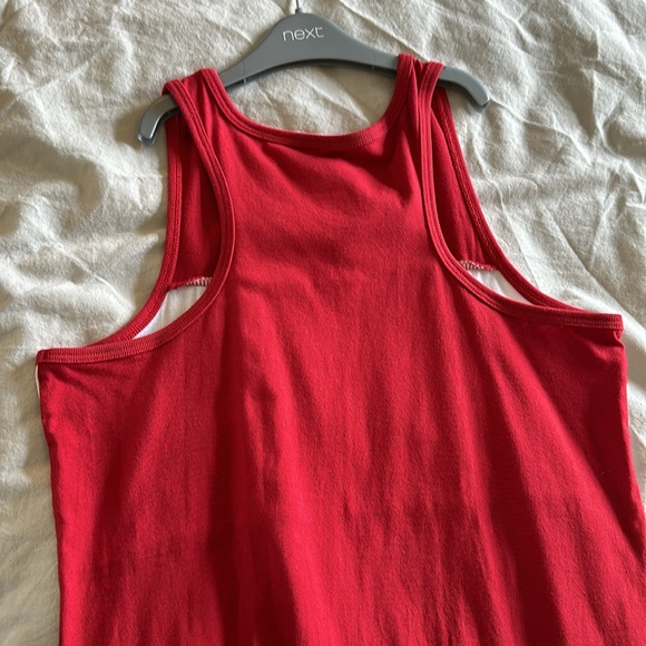 Roots youth girls t-shirt dress in red size 9-10 yrs (L) and 11-12 yrs (XL) - Picture 7 of 11